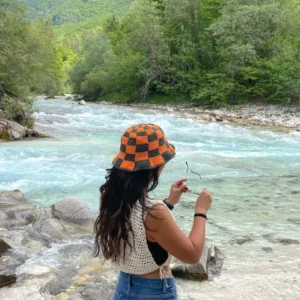 Haakpakket Geruite Bucket Hat