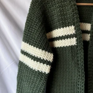 Puntarenas Vest groen wit gestreept