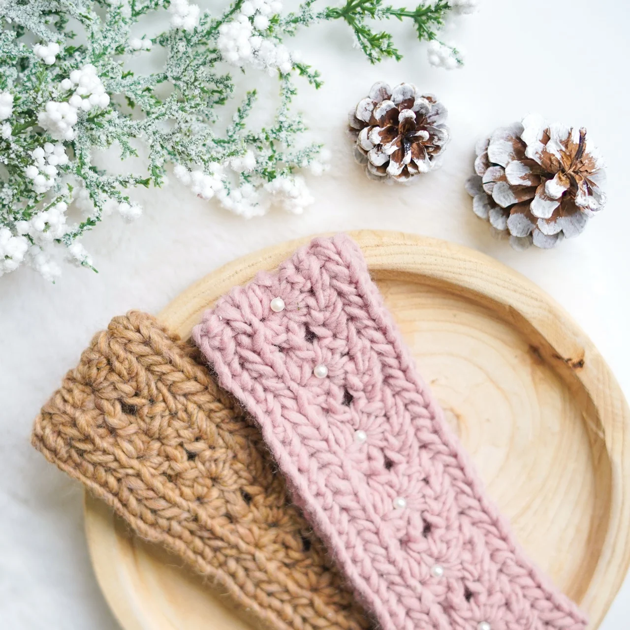 Haakpatroon Elegante Hoofdband - Afbeelding 2